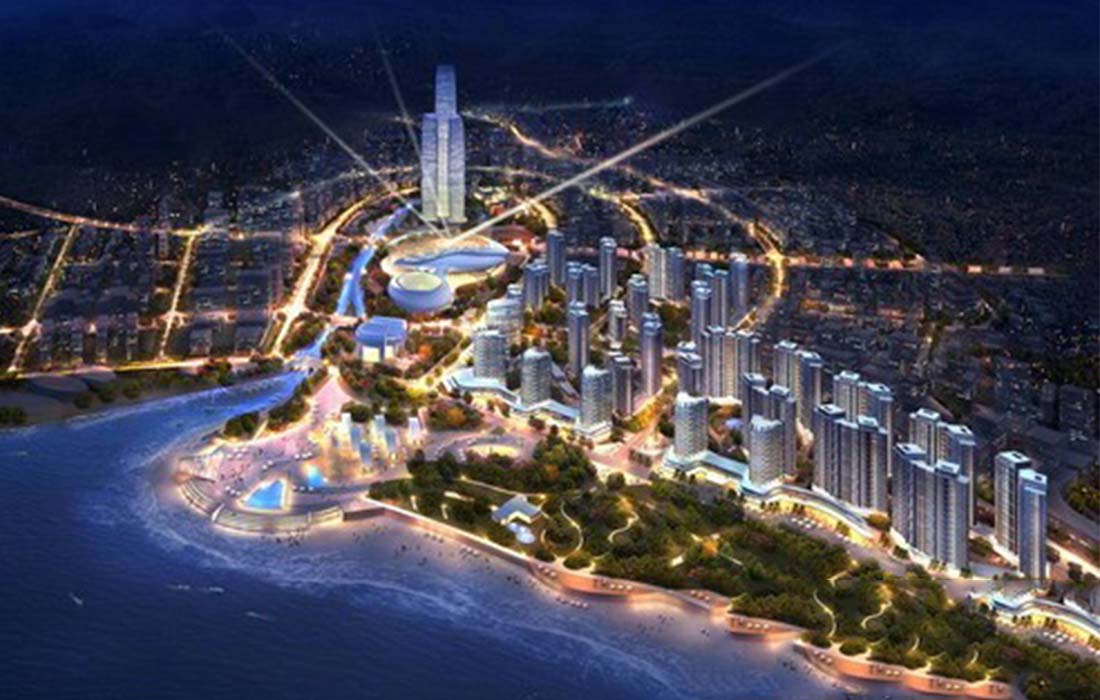 葫蘆島市龍灣中央商務(wù)核心區(qū)（龍眼島）體育中心、文化中心工程