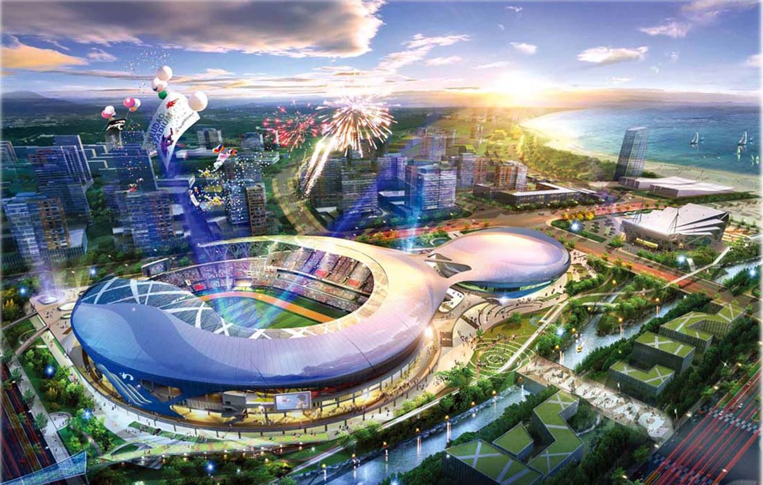 葫蘆島市龍灣中央商務(wù)核心區(qū)（龍眼島）體育中心、文化中心工程